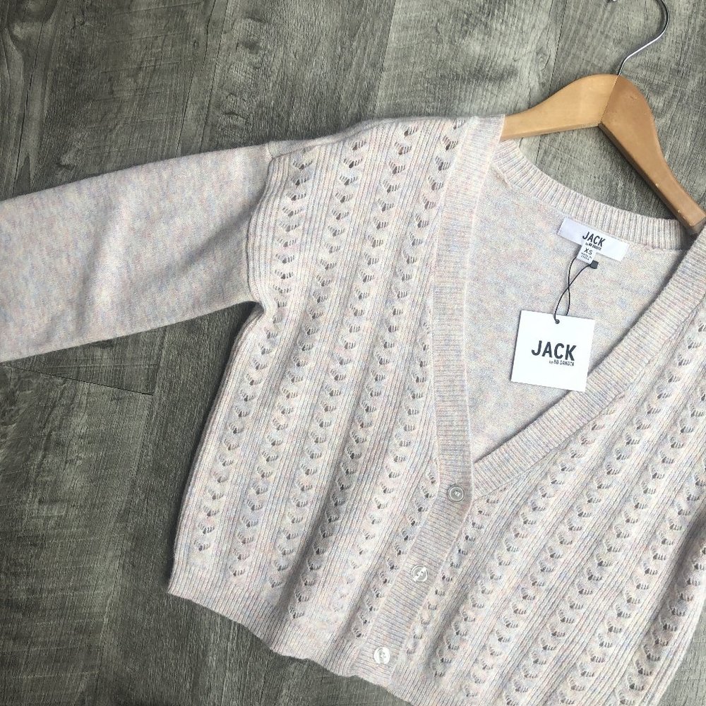 / SOLD! / BB Dakota Ready & Cable Cardigan Sweater - Picture 3 of 6